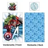 Collage of Marvel Avengers characters and patterns, likely for bedding. Produktbild-Vorschau