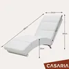CASARIA® Relaxliege XXL Massage Heizfunktion 186x89x55cm Produktbild-Vorschau 7