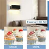 ZMH Lampada da parete a LED 2 pezzi lampada da parete nera Anteprima dell’immagine prodotto 5