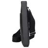 A side view of a black Lacoste crossbody bag. Produktbild-Vorschau