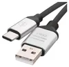Nabíjecí a datový kabel USB-A 2.0 / USB-C 2.0, 1 m, černý Náhled obrázku produktu