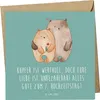 Mr. & Mrs. Panda doppelkarte 7. Hochzeitstag Kupferhochzeit Produktbild-Vorschau 1