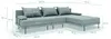 TRADA Gartensofa lounge set Bahama S Dunkelgrau Gartenmöbel Produktbild-Vorschau 7