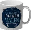 Mir reicht's! Ich geh malen Glitzer-Glitzer-Kaffeebecher Produktbild-Vorschau 1