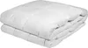 A folded white comforter or weighted blanket is shown against a white background. Produktbild-Vorschau