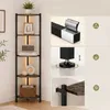 Bücherregal 5-stöckiges Eckregal mit LED-Beleuchtung für Produktbild-Vorschau 5