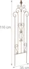 Treillis Relaxdays, métal, style vintage, H x l : 116 x 35 Voir les images du produit 4