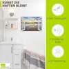 ARTland Wandbild, selbstklebend Fensterblick Sonnenaufgang Produktbild-Vorschau 2