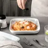 MALACASA, série Ivy, 4dílná sada mramorových porcelánových Náhled obrázku produktu 6