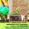 Outsunny Jardiniššre avec Treillis - bac š€ Fleurs - Voir les images du produit 4