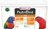 A product container for bird food, featuring images of two parrots. Produktbild-Vorschau