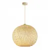 Luxolar LED Pendelleuchte E27 Rattan Boho Beige/Grau - Produktbild-Vorschau 1