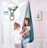 (zelená + šedá) Dětská houpací síť, dvouvrstvá, pro vnitřní Náhled obrázku produktu 7