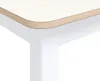 vidaXL Jedálenský stôl biely a hnedý 114x71x75 cm z Náhľad obrázku produktu 5