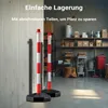 Mobilní závora na parkoviště Wiltec 80 x 28 x 28 cm, Náhled obrázku produktu 7