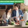 YourCasa® Biomülleimer Küche - 6L mit Deckel und Produktbild-Vorschau 2