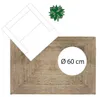Tapis de jute, rectangulaire, 120 x 170 cm avec cadre blanc Voir les images du produit 17