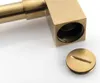 Umyvadlový sifón 5/4", odtok 32 mm, štvorcový - Pvd Gold Náhľad obrázku produktu 3
