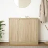 vidaXL Sideboard Sonoma-Eiche 85x34x76 cm Holzwerkstoff Produktbild-Vorschau 3