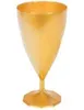 Zlaté plastové sklenice na víno, 150 ml, 6 ks. Náhled obrázku produktu 2