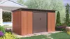 Casetta da giardino G21 GRAH 700 - 340 x 206 cm, marrone Anteprima dell’immagine prodotto 5