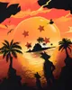 style3 Saiyajin Sunset Herren T-Shirt super dragon saiyan z Produktbild-Vorschau 2