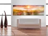 Italienischer Leinwand Leinwandbild - Orange Sea 150x50 cm Produktbild-Vorschau 5