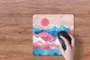 MuchoWow® Mauspad Mousepad Transgender - Marmor - Stolz Produktbild-Vorschau 3