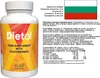 A bottle of Dietoll food supplement with glucomannan, next to a Bulgarian flag and product information. Voir les images du produit
