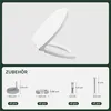 A toilet seat and its accessories are shown with dimensions. Produktbild-Vorschau