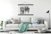 MuchoWow® Textilposter Zebra - Tiere - Natur - Safari Produktbild-Vorschau 3