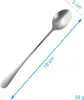 Intirilife 6er Set Löffel aus Edelstahl in Silber - 19 cm Produktbild-Vorschau 2
