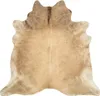 vidaXL Teppich Echtes Rindsleder 150×170 cm Beige Produktbild-Vorschau 1