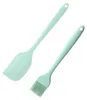 2 Stück Teigschaber Set Silikon Spachtel Silikonbürste 315℃ Produktbild-Vorschau 1