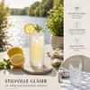 12er Set Longdrinkgläser 375 ml mit edler Schliffoptik Produktbild-Vorschau 5
