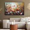 MuchoWow© Leinwand Bilder 120x80 cm - Design: Blumenfeld, Produktbild-Vorschau 3