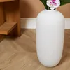 Vase Magret aus Glas Weiß 19 cm Breite 40 cm Höhe mit 7 cm Produktbild-Vorschau 3