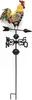 Gartenstecker "Hahn" auf Windrad aus Metall, handbemalt, Produktbild-Vorschau 2