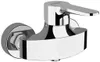 A chrome shower faucet mounted on a white background. Anteprima dell’immagine prodotto