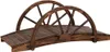 vidaXL Záhradný mostík s dizajnom kolies 99x50x38 cm Náhľad obrázku produktu 1
