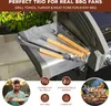 set di 3 posate da barbecue bremermann in acciaio inox con Anteprima dell’immagine prodotto 2