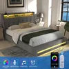 Polsterbett 160x200cm mit Ladefunktion (2AC & USB & Produktbild-Vorschau 4