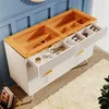 MODFU Kommode Sideboard aus Bernstein Glas mit 6 Produktbild-Vorschau 9