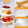 Obstschale Obstkorb Etagere 3 Etagen,Fruchtkuchen Produktbild-Vorschau 3