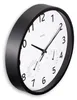 Hama Wanduhr Malta schwarz 185868 DM:25cm geräuscharm Produktbild-Vorschau 3