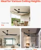 VEVOR 72" stropní ventilátor bez osvětlení, 6rychlostní Náhled obrázku produktu 6
