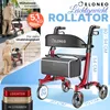 ELONEO Premium Leichtgewicht Rollator faltbar, mit Sitz, Produktbild-Vorschau 2