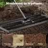 Wiltec Râteau de nivellement 914 x 254 x 2050 mm Noir 3,8 Voir les images du produit 5
