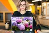 MuchoWow® Laptop Aufkleber Sticker Cover Blumen - Hortensie Produktbild-Vorschau 5