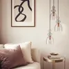 Pendelleuchte Metall und Glas Tri Baudelaire Rosa Produktbild-Vorschau 2